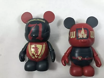 DISNEY 3  VINYLMATION - WDW 40th ANNIVERSARY & 71 MICKEY SET - 2011 COLLECTIBLE • $22.95