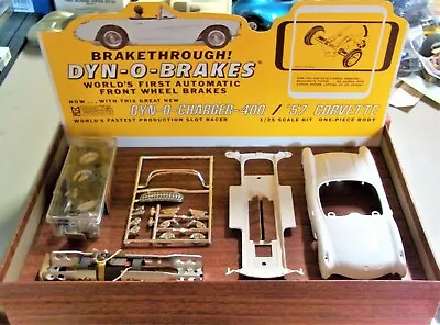 Mpc 1/24 1/25 Dyn O Charger 1957 Corvette Slot Car Kit W/chassis Box Ins Cox Amt • $499.99