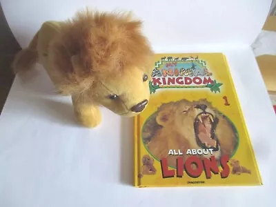 My Animal Kingdom: All About Lions 1  Hardback  Book  + Lion Soft Toy. • £10