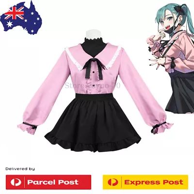 Anime Hatsune Miku Vampire Vocaloid Costume Pink Lolita Dress Cosplay Outfits • $51.86