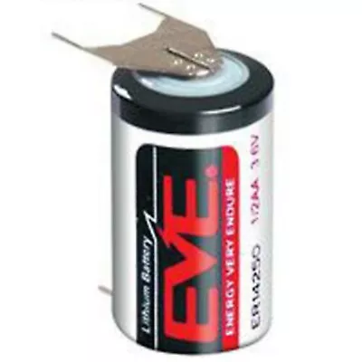 Eve - Er14250/3pf - Battery Lithium 3.6v 1/2aa Pcb • £10.19