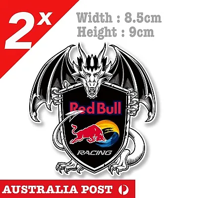 Red BULL Racing Dragon Badge Sticker • $7.80