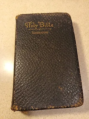 Holy Bible Illustrated - Collins 1907 KJV • £10