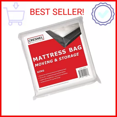CRESNEL Mattress Bag For Moving & Long-Term Storage - King Size - Enhanced Mattr • $18.92