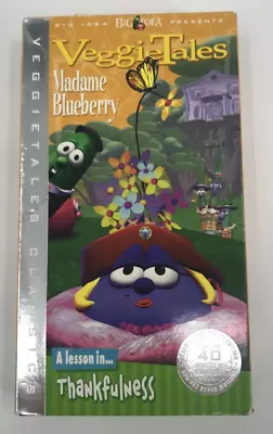 Veggietales Madame Blueberry Thankfulness VHS • $7.49