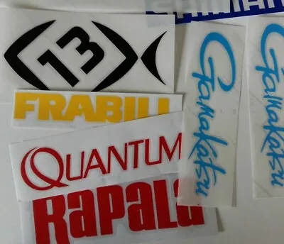 $9.99 • Buy LOT Of (6) Fishing Decals Fishing Stickers For Brand Lovers Simms Costa Concept 
