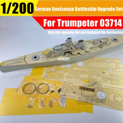 1/200 Scale German Gneisenau Battleship Super Upgrade Set For Trumpeter 03714 • $88.75