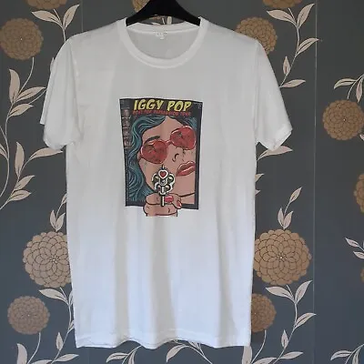 Original Iggy Pop Large 40inch Chest  Post Pop Depression Tour T-Shirt 2016  • £14.99