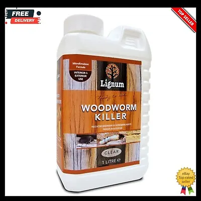 £10.99 • Buy LIGNUM Woodworm Killer Spray 1L | Ready To Use Timber Wood Treatment Insecticide