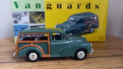 Vanguards Morris Minor 1000 Traveller Almond Green Past Times • $14.91