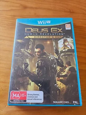 Deus Ex Human Revolution Director's Cut Nintendo Wii U Game • $80.19