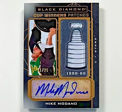 2021-22 Black Diamond MIKE MODANO #11/25 GOLD Cup Winners Patch Autograph Relic • $159.99