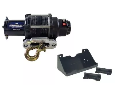 Viper 50 Ft Winch 3000 Lb Black W/ Mount For Polaris RZR Turbo S 4 2019-21 • $229.98