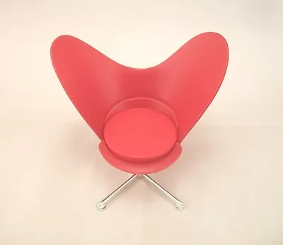 Chair - Heart Cone Panton 1959 Famous Classic Miniature REC009  S8019 1/12 Scale • $19.95