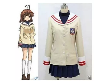 Anime CLANNAD Furukawa Nagisa Cosplay Costume Party School Dress Uniforms # • $46