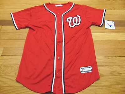 Majestic Mlb Washington Nationals Max Scherzer Cool Base Jersey Youth L 14-16 • $23.24