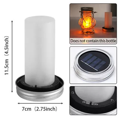 Smart Garden Solar Ferrara Flaming Torch Lantern LED Light Candle Silhouette • £5.59