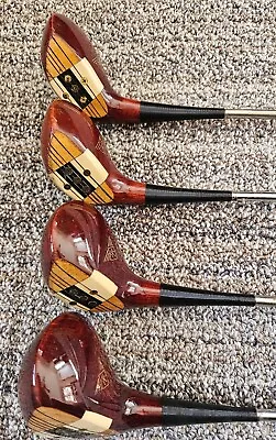 Vintage MacGregor Tourney 'Eye-O-Matic'  M85TW Set 1 Through 4 Woods - Nice • $325