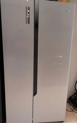 £300 • Buy Fridgemaster Silver American Fridge Freezer 912cm Wide