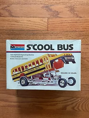 S'Cool Bus Monogram 1:24 Model Kit Complete Open Box • $30