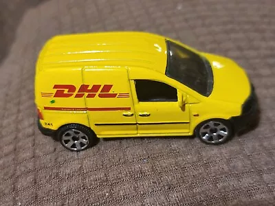 Matchbox 2007 MB741 DHL Delivery Van Yellow 1:62 Volkswagen Caddy C120A • $12.81