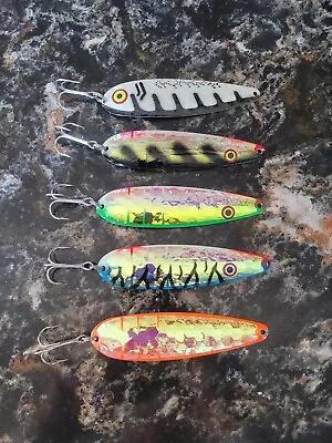 Moonshine Glow Assortment Lot Of 5 Magnum Lures Glow • $28