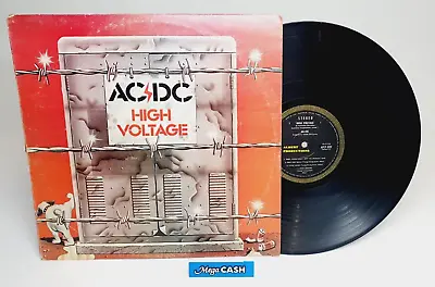 AC/DC -  High Voltage   - LP RECORD - Black Label - APLP.009 - 1980 • $135