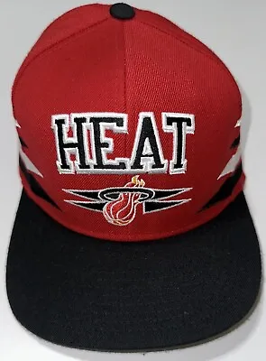 Miami Heat Mitchell & Ness SnapBack Hat Hardwood Classics Excellent Condition • $19.99