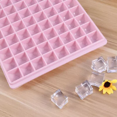 Mini Ice Molds Ice Cube Tray With 96 Diamond Cubes (Random Color) • $9.20