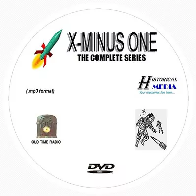 X MINUS ONE - 127 Shows Old Time Radio In MP3 Format OTR On 1 DVD • $12.20