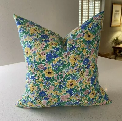 Liberty Of London Midsummer Flower Show Cushion Cover 14 Inches • £14.50