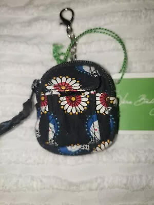 Vera Bradley Mini Backpack Key Chain Clip Bag Charm Retired Night Owl Print NWT • $18