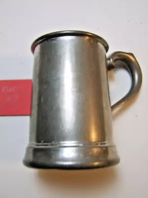 Vintage Shirley Williamsburg Virginia Pewter Tankard Stein Mug 5  Handmade #2 • $39.99