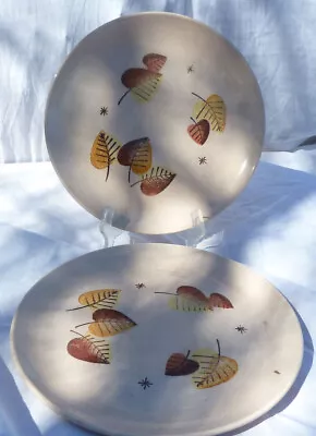 Lot Of 2 Metlox Vernonware Sherwood 10  Dinner Plates • $11.94