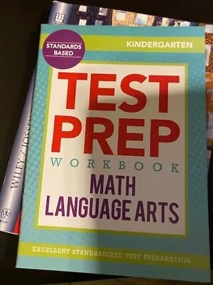 Kindergarten Test Prep Workbook Math / Language Arts (2017) • $3