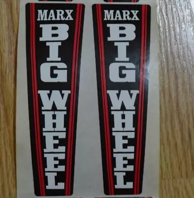 Marx BIG WHEEL VINTAGE DECAL FROM THE 1970'S     MINT !!!!! • $22.50