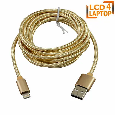 1M 2M Charging Cable For IPhone IPad Charger Lead & Data USB Cable Fast Charge • £2.99