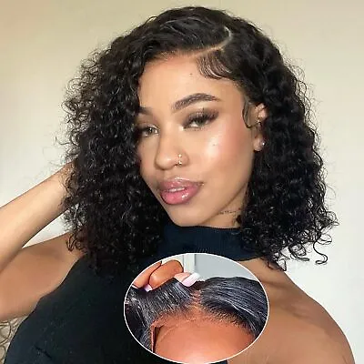 Wear And Go Glueless Wigs Human Hair Pre Plucked Pre Cut 4x4 Lace Front Wigs ... • $88.04