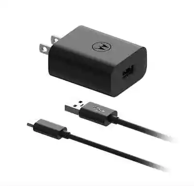 Original OEM Motorola TurboPower 20W Fast Charger With USB-A To USB-C Cable NEW • $14.95