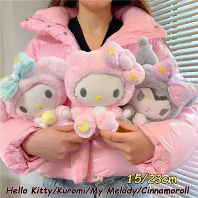 Kuromi My Melody Hello Kitty Cinnamoroll Sanrio Plush Toy Stuffed Doll Kid Gift • $14.89