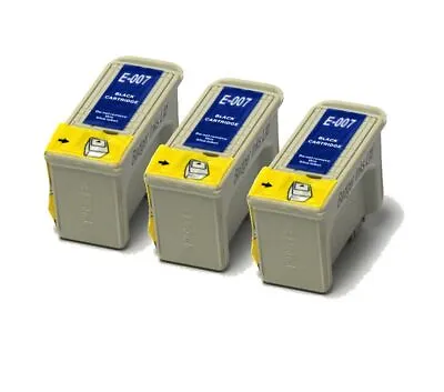 £15.98 • Buy 3x Black Compatible (non-OEM) Ink Cartridges To Replace T007