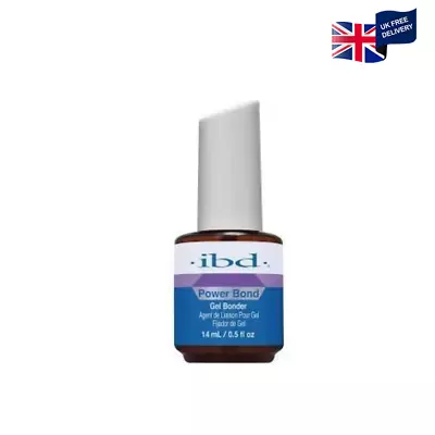 IBD PowerBond Gel Bonder - 0.5oz (14 Ml)  Adhesive Gel Nails Gel Builder • £11.99