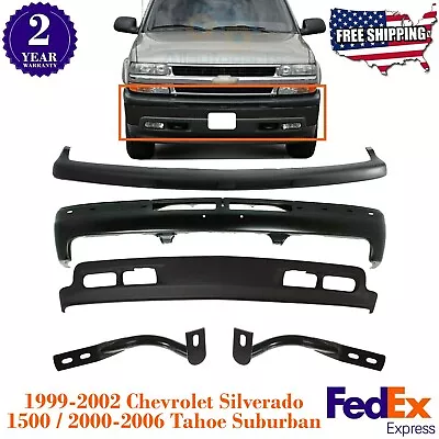 $373.39 • Buy Front Bumper Kit Primed For 1999-2002 Chevy Silverado 1500 /00-06 Tahoe Suburban
