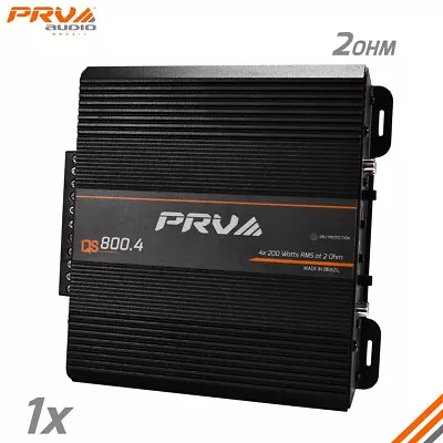 PRV Audio QS800.4 2Ohm Compact 4 Channel Digital Class D Full Range Car Amp 800W • $149.91