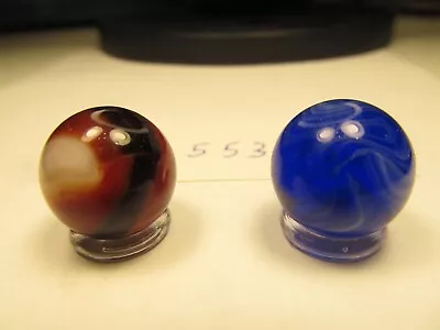 Stunning Pair Of Marble King & Akro Agate Marbles. See Description & Photos • $7.95