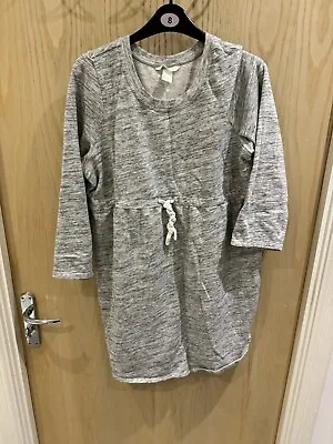 H&M Mama Grey Maternity Jumper Tunic Size Large • £4