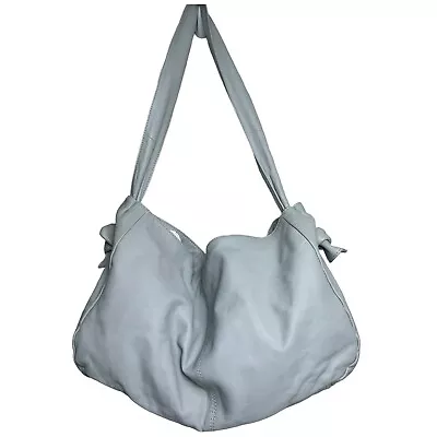 J Jill Gray 100% Genuine Pebbled Leather Hobo/Shoulder Bag Purse 9.5 X 15.5 X 5  • $38.49