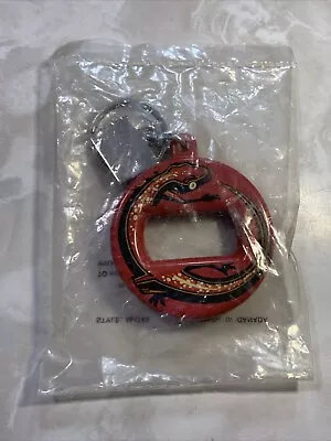 Vintage Marlboro Keychain Bottle Opener Key Ring Adventure Team Lizard Red NOS • $29.99