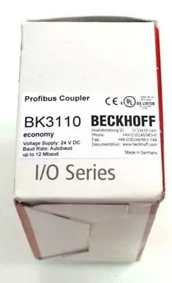 BK3110 BECKHOFF PLC Module In Box Expedited Shipping BK 3110 New Spot Goods • $540.60