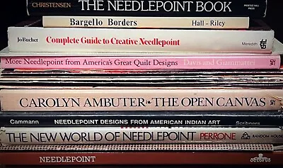 20 Vintage Needlepoint Crochet Books & Publications Lot • $31.99